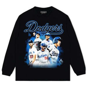 2025 NL WEST CHAMPIONS & DODGERS TEE & LS & HOODIE