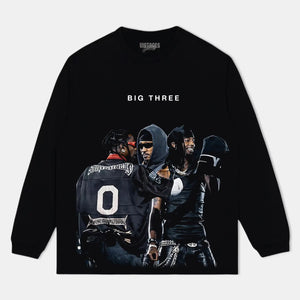 MUSIC BIG THREE TEE - Y2K VINTAGES