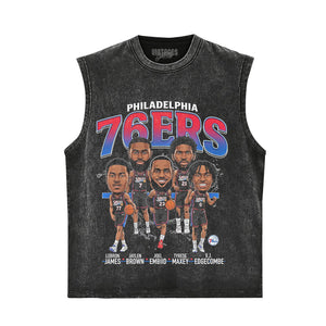 76ERS BIG FIVE V1 TANK TOP & TEE & LONG SLEEVE & LAYERED LS & HOODIE