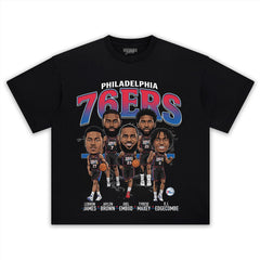 76ERS BIG FIVE V1 TANK TOP & TEE & LONG SLEEVE & LAYERED LS & HOODIE