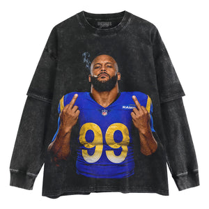 AARON DONALD - MIDDLE FINGER TANK TOP & TEE & LONG SLEEVE & LAYERED LS & HOODIE