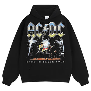AC/DC & BACK IN BLACK TEE & LS & HOODIE