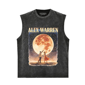 ALEX WARREN MOON SINGER MUSIC ALBUMS V2 TANK TOP & TEE & LONG SLEEVE & LAYERED LS & HOODIE
