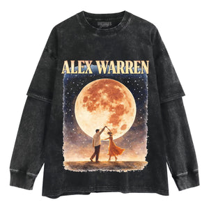 ALEX WARREN MOON SINGER MUSIC ALBUMS V2 TANK TOP & TEE & LONG SLEEVE & LAYERED LS & HOODIE