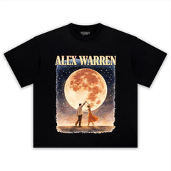 ALEX WARREN MOON SINGER MUSIC ALBUMS V2 TANK TOP & TEE & LONG SLEEVE & LAYERED LS & HOODIE