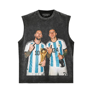 ARGENTINA MESSI ENZO FUNNY VINTAGE V2 TANK TOP & TEE & LONG SLEEVE & LAYERED LS & HOODIE
