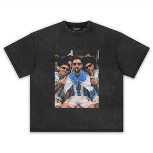 ARGENTINA MESSI ENZO FUNNY VINTAGE V3 TANK TOP & TEE & LONG SLEEVE & LAYERED LS & HOODIE