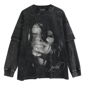 ARIANA GRANDE PETAL ALBUM BLACK AND WHITE PORTRAIT ART TANK TOP & TEE & LONG SLEEVE & LAYERED LS & HOODIE