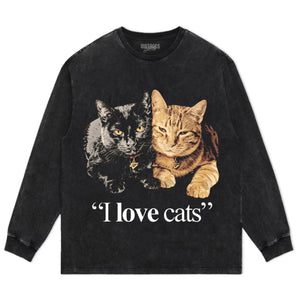 ATEBA GAUTIER - I LOVE CATS TANK TOP & TEE & LONG SLEEVE & LAYERED LS & HOODIE