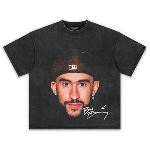 BAD BUNNY BIG FACE TEE & LS & HOODIE