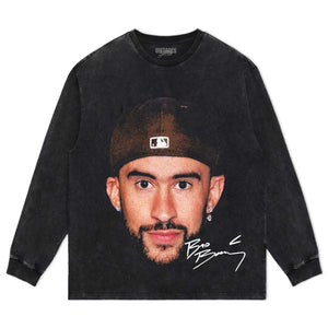 BAD BUNNY BIG FACE TEE & LS & HOODIE