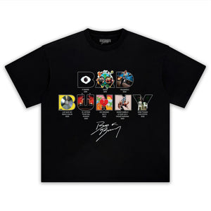 BAD BUNNY - DISCOGRAPHY TEE & LS & HOODIE