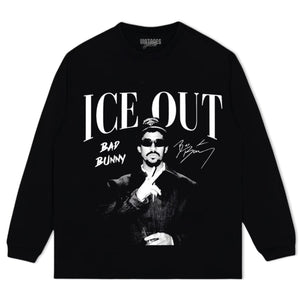 BAD BUNNY - ICE OUT TEE & LS & HOODIE