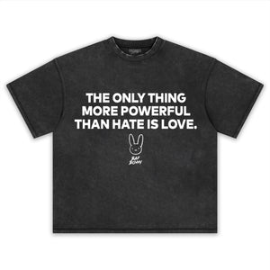 BAD BUNNY - LOVE HATE TEE & LS & HOODIE
