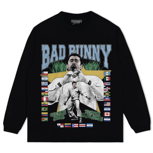 BAD BUNNY - LOVE > HATE V2 TEE & LS & HOODIE