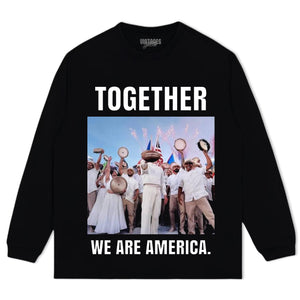 BAD BUNNY - WE ARE AMERICA V2 TEE & LS & HOODIE