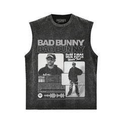 BAD BUNNY 2026 DISEÑO DIGITAL TANK TOP