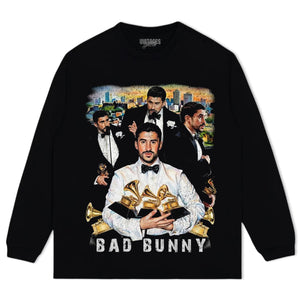 BAD BUNNY & 2026 GRAMMY V2 TEE & LS & HOODIE