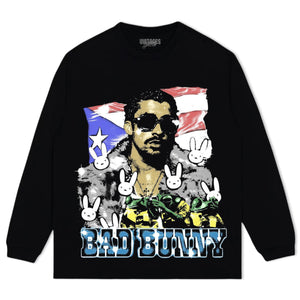 BAD BUNNY 2026 VINTAGE V2 TEE & LS & HOODIE