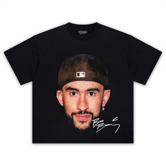 BAD BUNNY BIG FACE TEE & LS & HOODIE
