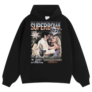 BAD BUNNY & LADY GAGA SUPER BOWL 2026 TEE & LS & HOODIE