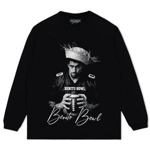 BENITO BOWL FOOTBALL FUNNY GAME DAY STRAW HAT TEE & LS & HOODIE