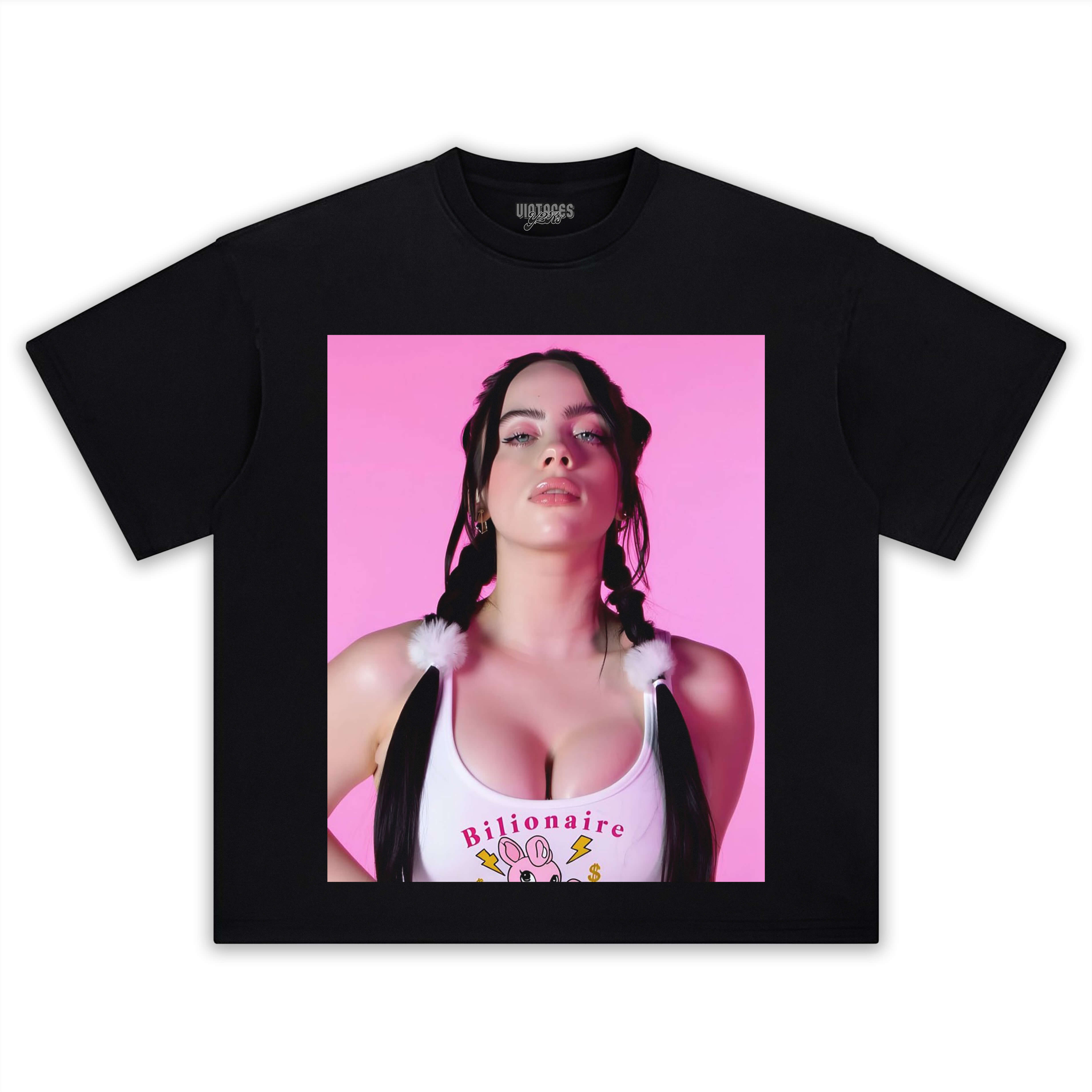 BILLY EILISH PINK TEE