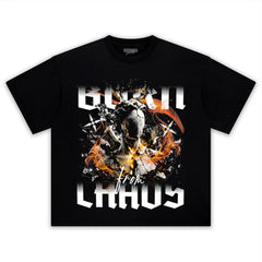 BORN FROM CHAOS GRAPHIC STREETWEAR TANK TOP & TEE & LONG SLEEVE & LAYERED LS & HOODIE