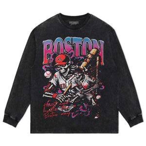 BOSTON BASEBALL TEE & LS & HOODIE