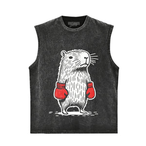 BOXER CAPYBARA TANK TOP & TEE & LONG SLEEVE & LAYERED LS & HOODIE