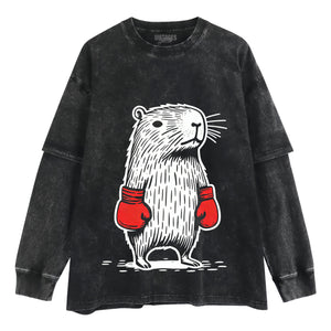 BOXER CAPYBARA TANK TOP & TEE & LONG SLEEVE & LAYERED LS & HOODIE