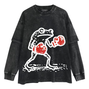 BOXER FROG TANK TOP & TEE & LONG SLEEVE & LAYERED LS & HOODIE