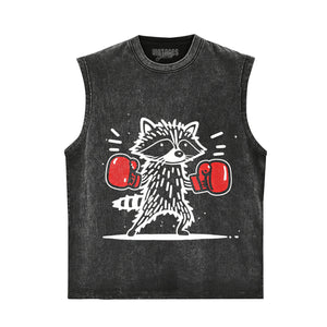 BOXER RACCOON TANK TOP & TEE & LONG SLEEVE & LAYERED LS & HOODIE