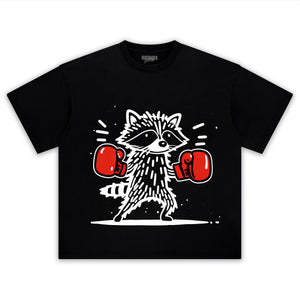 BOXER RACCOON TANK TOP & TEE & LONG SLEEVE & LAYERED LS & HOODIE