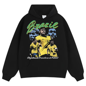 BRAZIL FOOTBALL V2 TANK TOP & TEE & LONG SLEEVE & LAYERED LS & HOODIE