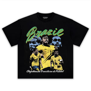 BRAZIL FOOTBALL V2 TANK TOP & TEE & LONG SLEEVE & LAYERED LS & HOODIE