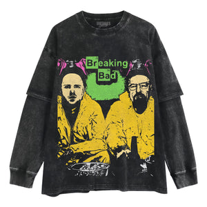 BREAKING BAD VINTAGE TANK TOP & TEE & LONG SLEEVE & LAYERED LS & HOODIE