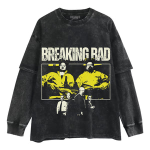 BREAKING BAD VINTAGE V2 TANK TOP & TEE & LONG SLEEVE & LAYERED LS & HOODIE