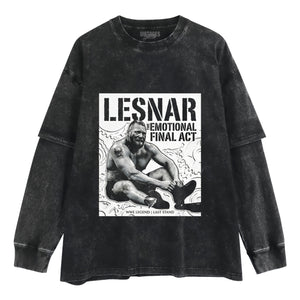 BROCK LESNAR RETIRED WWE V2 TANK TOP & TEE & LONG SLEEVE & LAYERED LS & HOODIE
