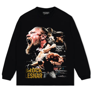 BROCK LESNAR VINTAGE TANK TOP & TEE & LONG SLEEVE & LAYERED LS & HOODIE
