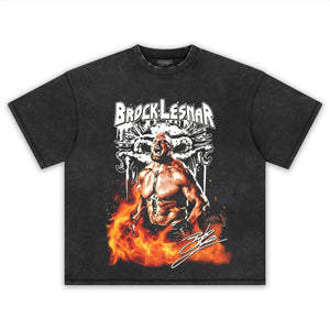 BROCK LESNAR WWE TANK TOP & TEE & LONG SLEEVE & LAYERED LS & HOODIE