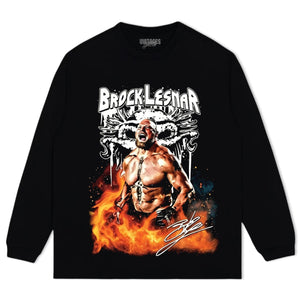 BROCK LESNAR WWE TANK TOP & TEE & LONG SLEEVE & LAYERED LS & HOODIE