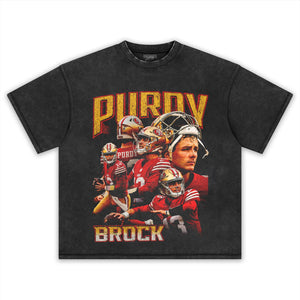 BROCK PURDY V5 VINTAGE 49ERS TANK TOP & TEE & LONG SLEEVE & LAYERED LS & HOODIE