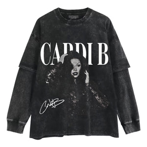 CARDI B INSPIRED LITTLE MISS DRAMA TOUR 2026 VINTAGE CONCERT AM I THE DRAMA TANK TOP & TEE & LONG SLEEVE & LAYERED LS & HOODIE