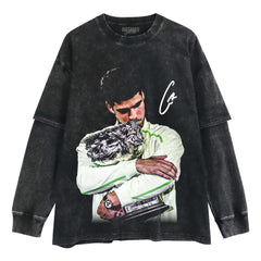 CARLOS ALCARAZ - JOB FINISHED LAYERED LONG SLEEVE