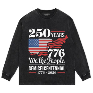 CELEBRATE AMERICA'S 250TH ANNIVERSARY, 4TH OF JULY TANK TOP & TEE & LONG SLEEVE & LAYERED LS & HOODIE