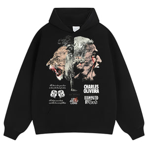 CHARLES OLIVEIRA LION AMONG LIONS TEE & LS & HOODIE