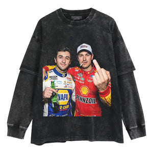 CHASE ELLIOTT & JOEY LOGANO V1 TANK TOP & TEE & LONG SLEEVE & LAYERED LS & HOODIE