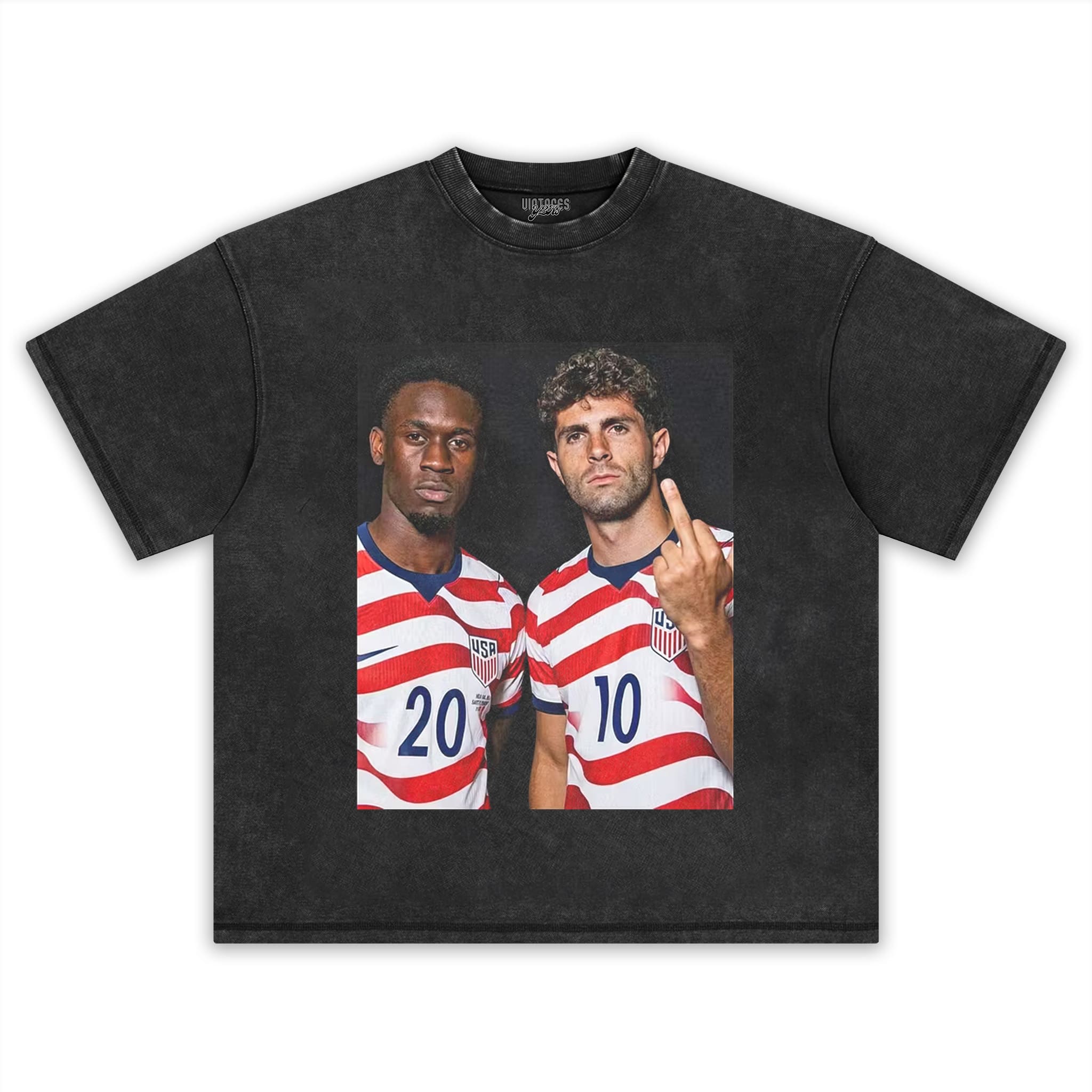 CHRISTIAN PULISIC & FOLARIN BALOGUN TANK TOP & TEE & LONG SLEEVE & LAYERED LS & HOODIE