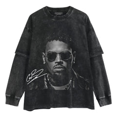 CHRIS BROWN 2026 AND SO IT BEGINS SIGNATURE LAYERED LONG SLEEVE